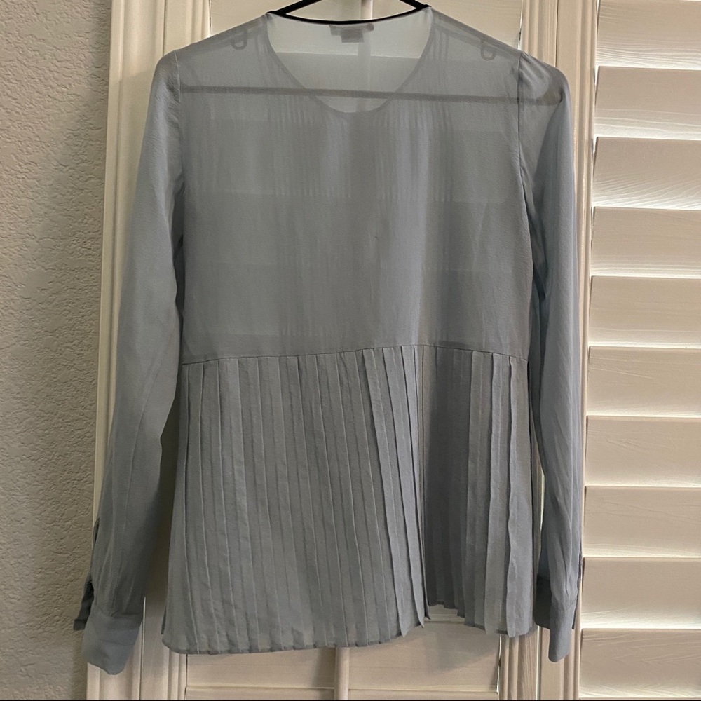 Theory a brand blouse size P - Blue - Picture 5 of 6